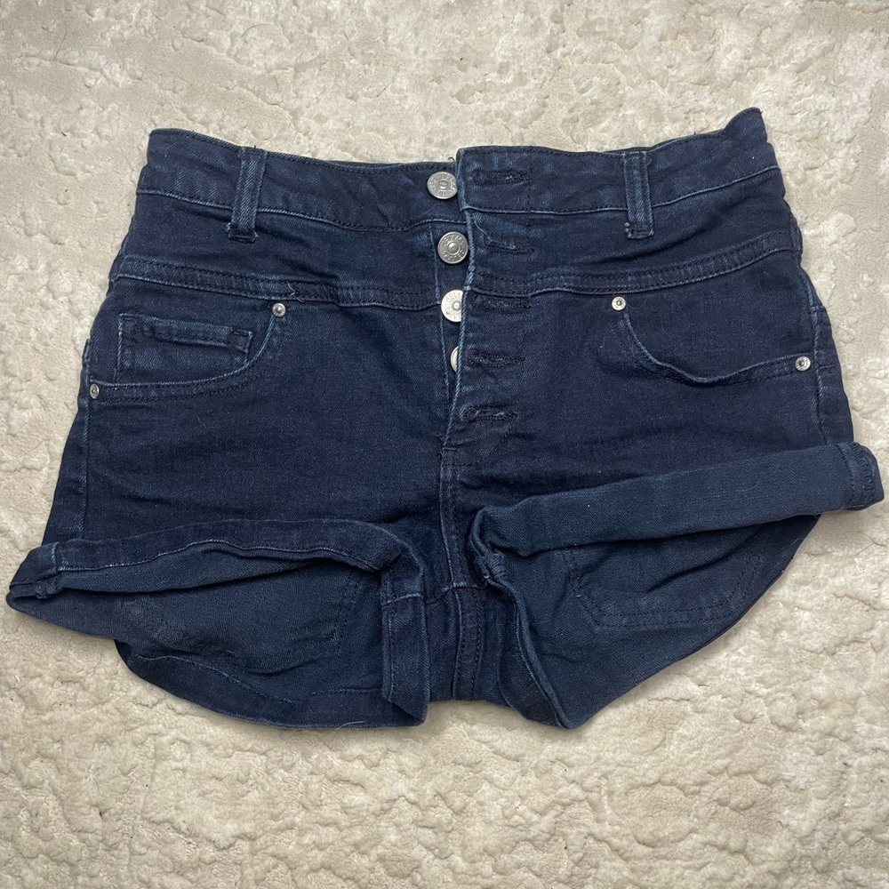 dELiA*s Blue Jean Shorts Distressed Cut-Off Style